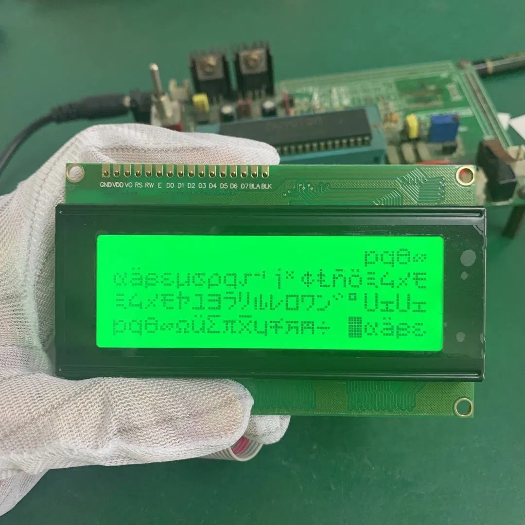 2004 Character LCD Display 16 Pins Stn Green Transmissive Module