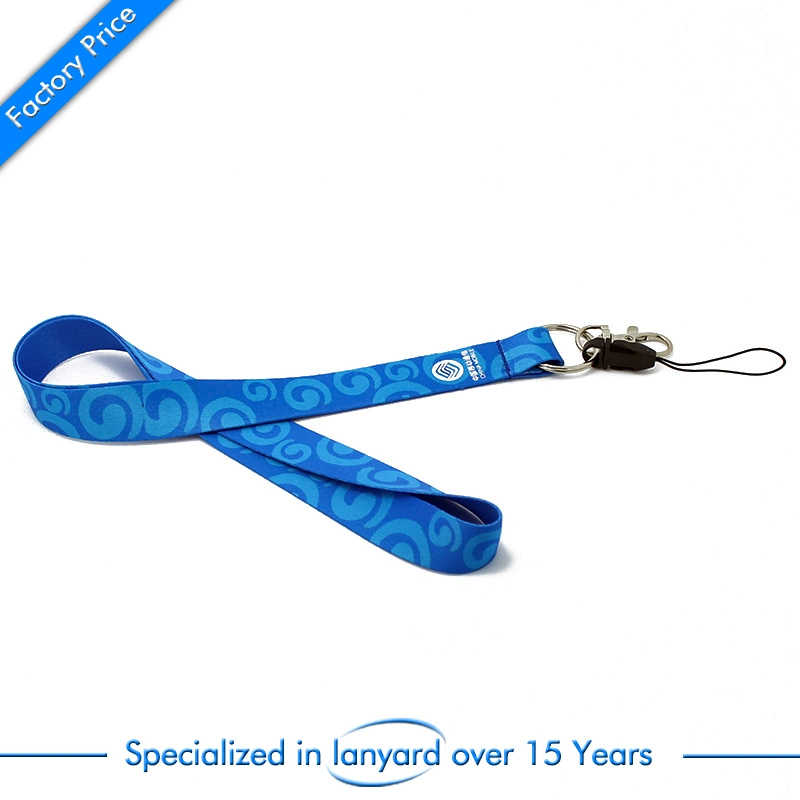 High quality/High cost performance  Custom Logo Dye Sublimation Printing Heat Transfer Lanyard with Safety Lock