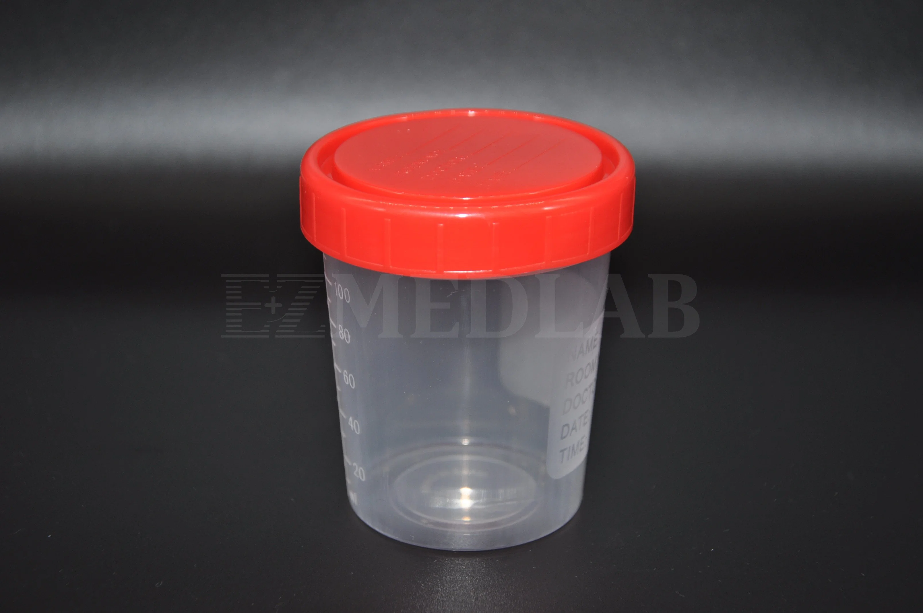 120ml Disposable Plastic Specimen Container Individual Pack