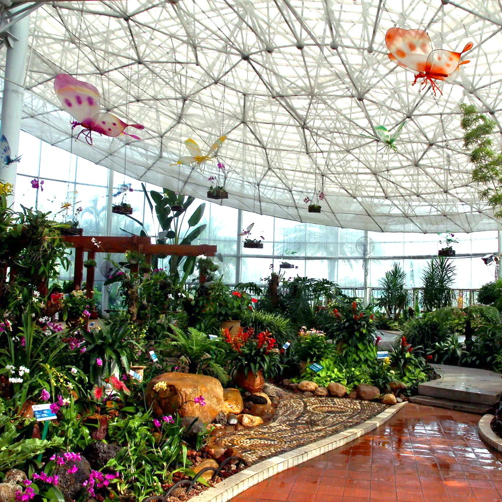 Film/Glass/Solar Tunnel Venlo Greenhouse with Hydroponic/Aeroponic/Cool/Heater Fan Boiler/Seedbed