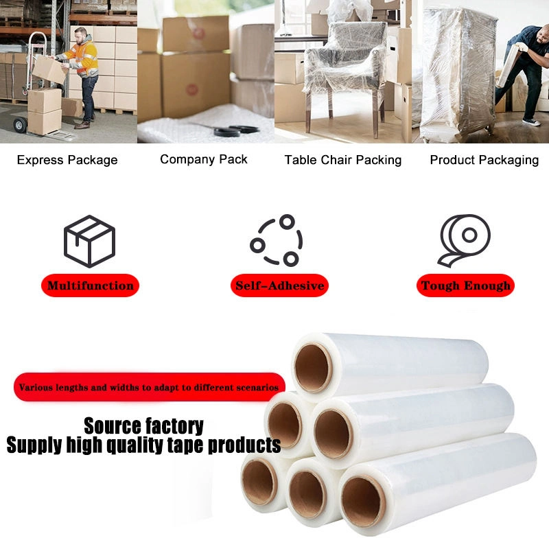 Packaging Film Manufacturing Suppliers Pallet Wrap Transparent Shipping LLDPE Stretch Film