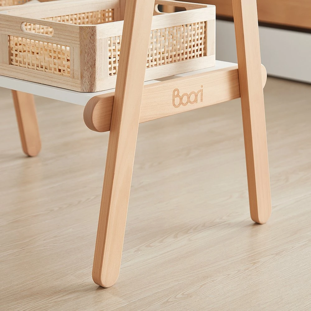 Boori Freestanding Small Wooden Kids Clothing Rack