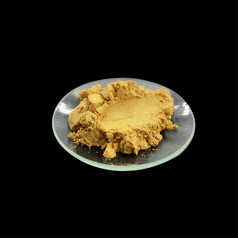 Satin Gold Pearl Effect Luster Pigment Powder for Coating