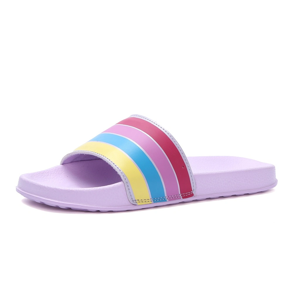 Summer Kids Slippers Rainbow Home Slippers Girls Indoor Non-Slip Beach Slippers Baby Girl Shoes