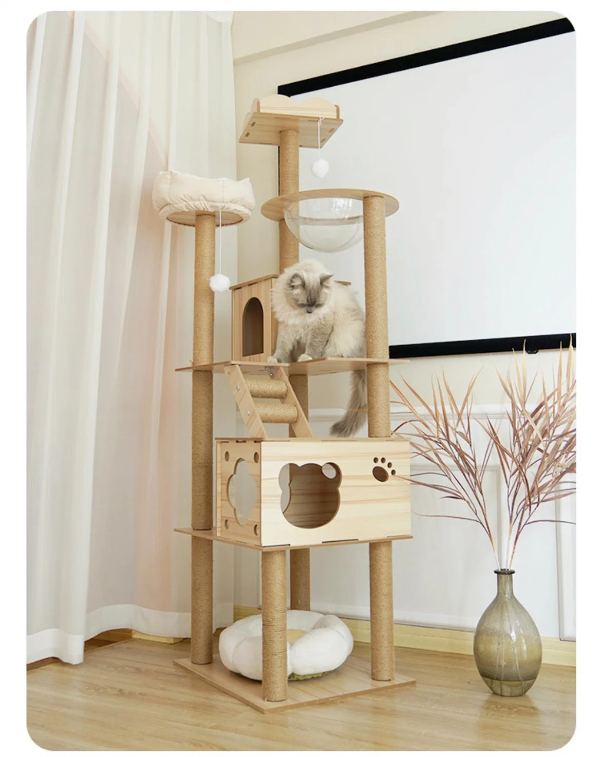 Estructura de escalada de gato, plataforma de salto de gato, juguetes para mascotas