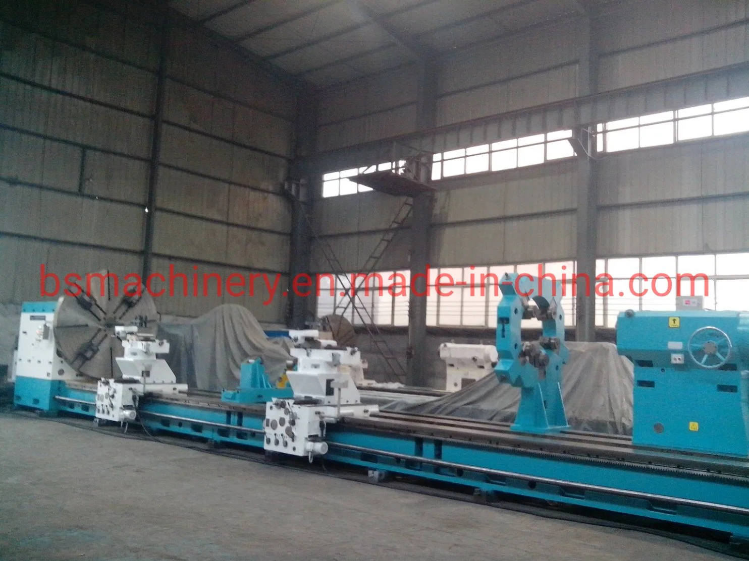 32tons Load Capacity Heavy Duty Horizontal Lathe Machine