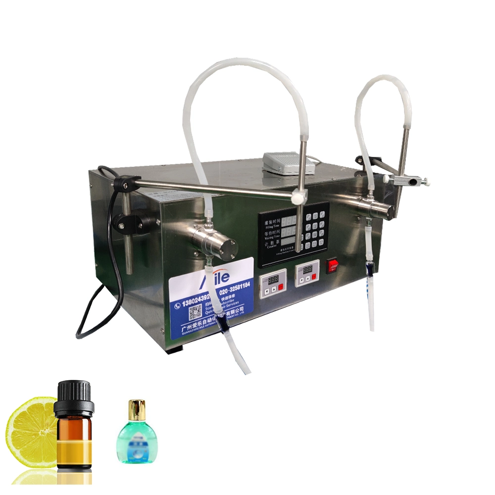Máquina de enchimento com conta-gotas Equipamento de enchimento semi-automático de líquidos para lacticínios Produtos químicos Máquina de produção