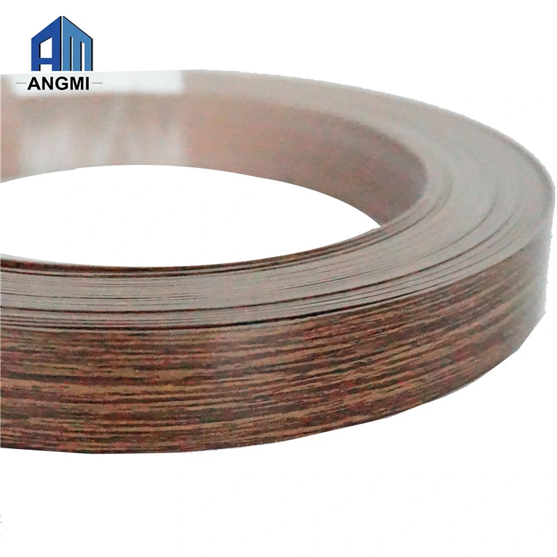 Colored Wood Veneer Edge Banding Tape PVC Film Office Furniture Accessories