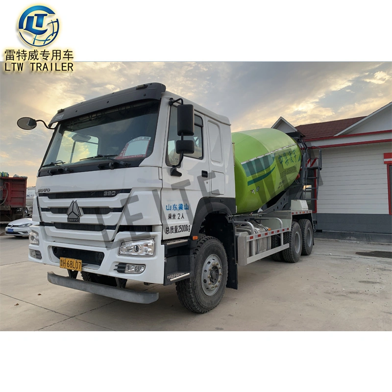 Sinotruk Mobile Cement Concrete Mixer Trucks 8m3 10cbm Used HOWO Truck Concrete Mixer Truck