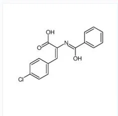 2-ácido propenoico, 2- (benzoylamino) -3- (4-clorofenilo) -; (Z) -2-benzamido-3- (4-clorofenilo) Aci acrílico D; CAS40942-31-2