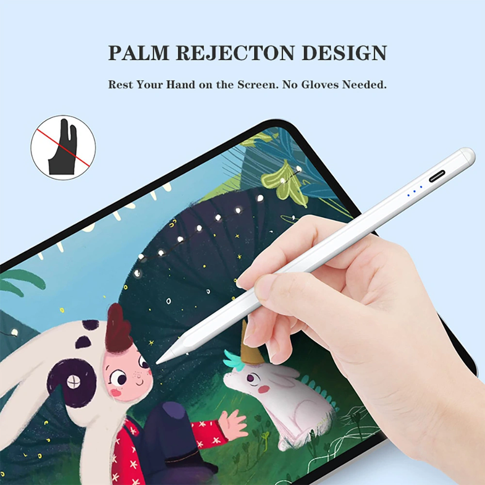 Promotion Gift Active Palm Rejection Tiltable Capatetive Touch Stylus Pen for iPad