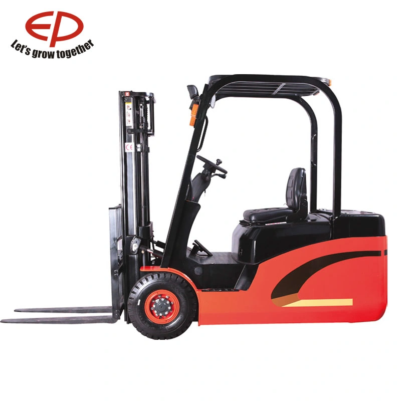 1.5 Ton Three-Wheel Electric Battery Operated Forklift Truck with AC Power