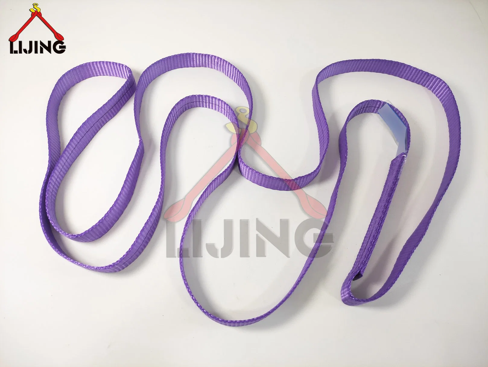 1t 2m 30mm Purple Single Ply Endless Webbing Sling Polyester Material (SEN)