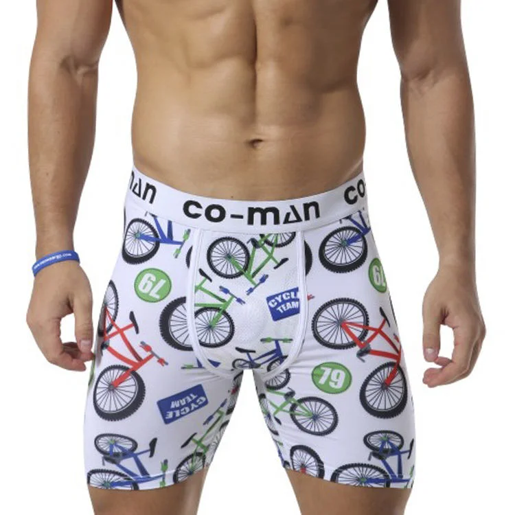 Comercio al por mayor de 95 Algodón Spandex 5 Boxer para hombres ropa interior de los hombres Boxer Briefs