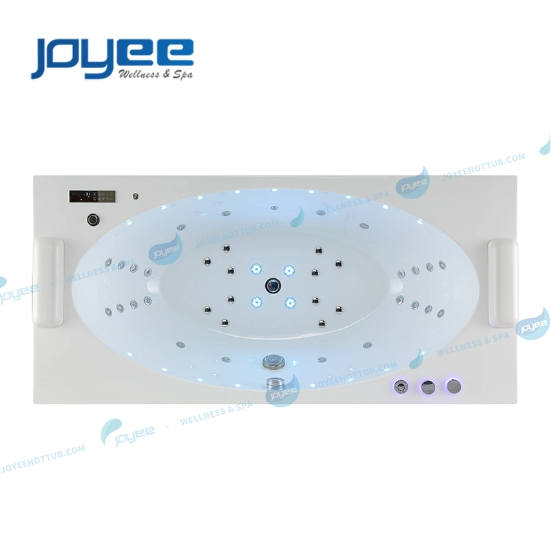 Joyee Oval Humanized 2 People Sitting Deep Soak Massage SPA Bath