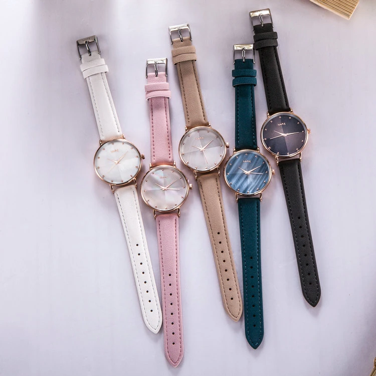 Leather Strap Alloy Watch Wholesale/Supplier Fashion Woman Watch (WY-113E)