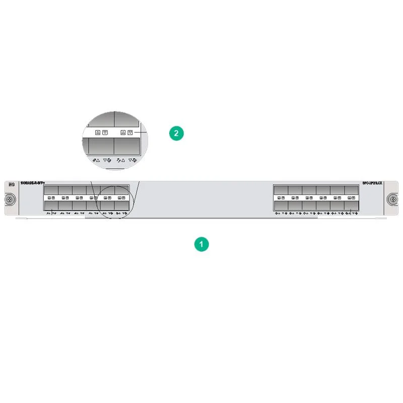 Optisches 10/10GBASE-Ethernet-Schnittstellenmodul mit 24 Ports (SFP+, LC) (Typ C), nur unterstützt auf dem Sr8800-X-S SPC-XP24LC