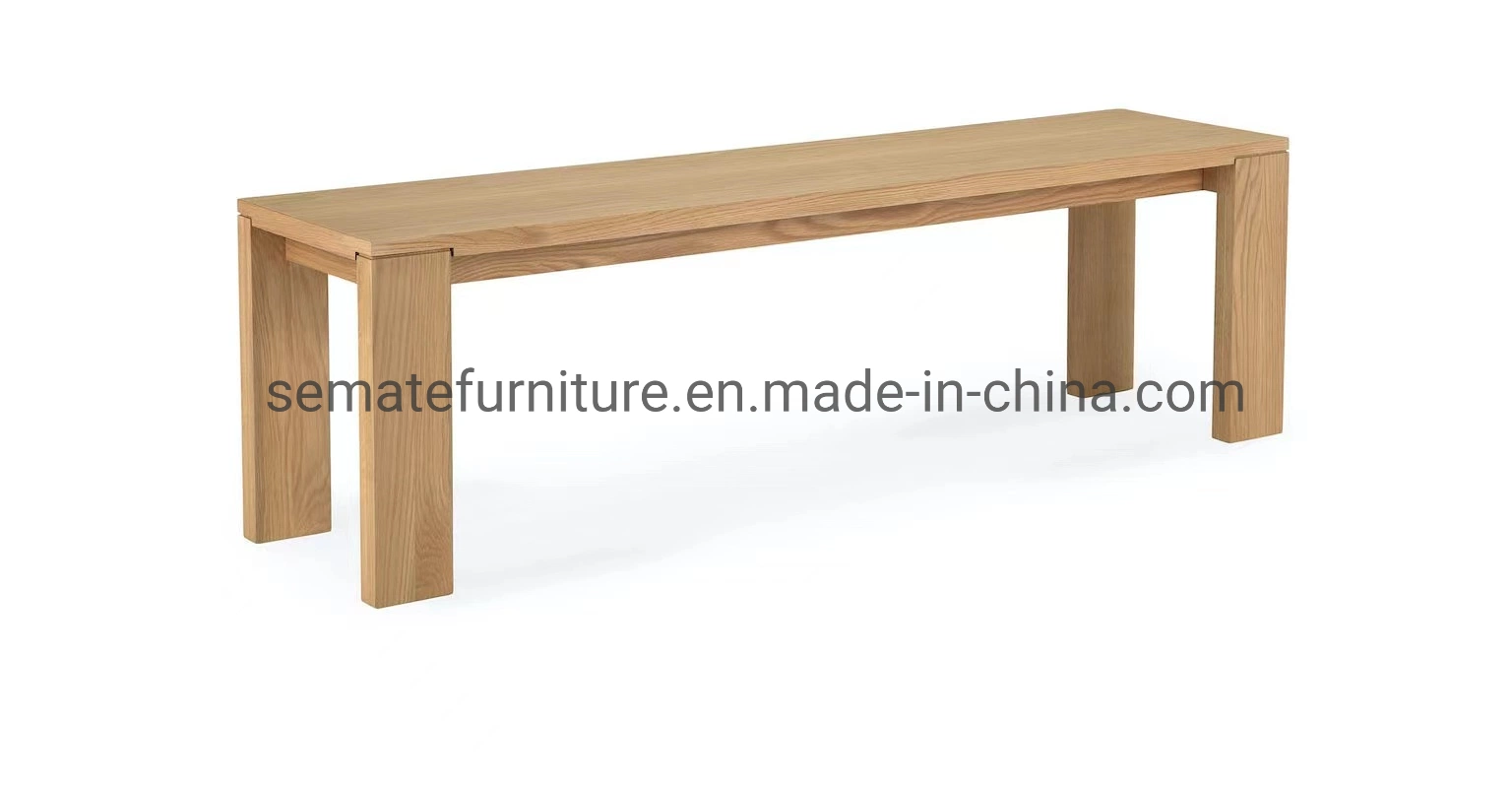 Factory Supplier Customized Dining Room Furniture Large 87" Rectangle Wooden Dining Table for Home/Hotel/Restaurant/Bar/Coffee