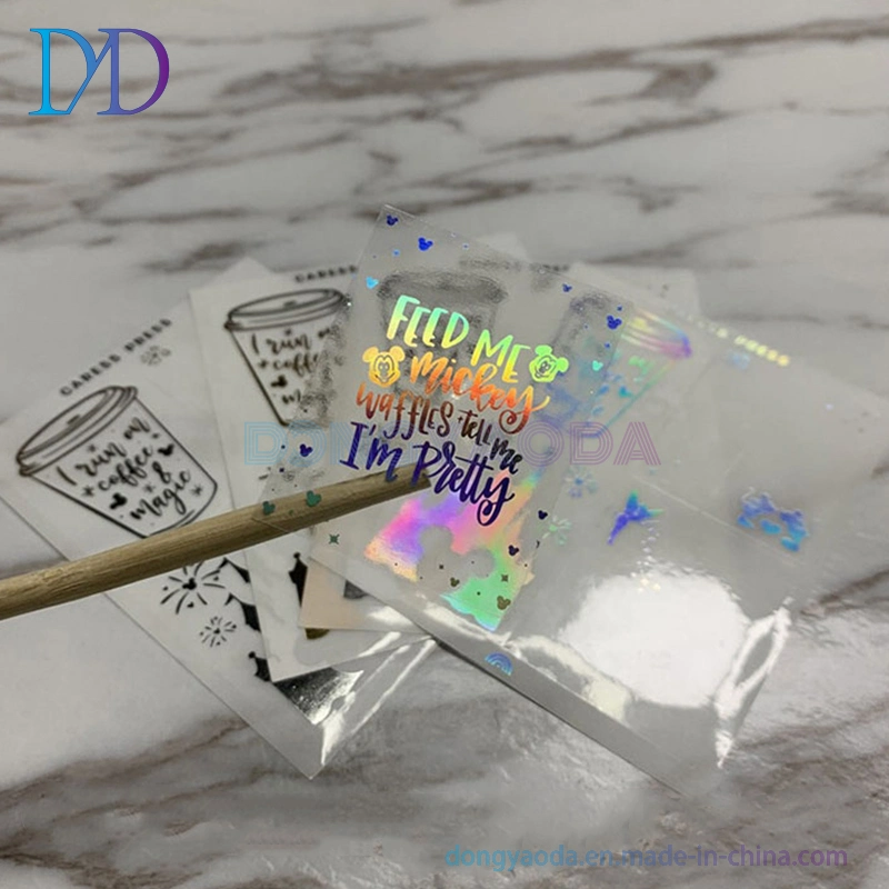 Custom Laser PVC Printed Logo Food Stickers/Transparent Packaging Labels