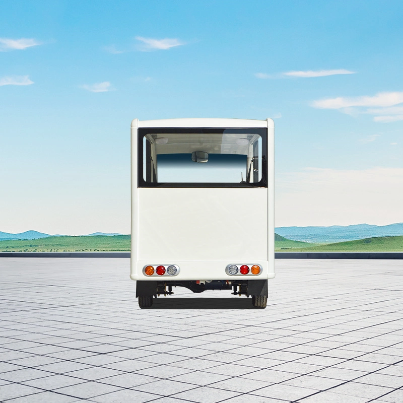 Китайская лучшая цена Малая скорость безопасной экскурсии Электрический Достопримечательности автобус Автобус-шатл с электроприводом и дверью