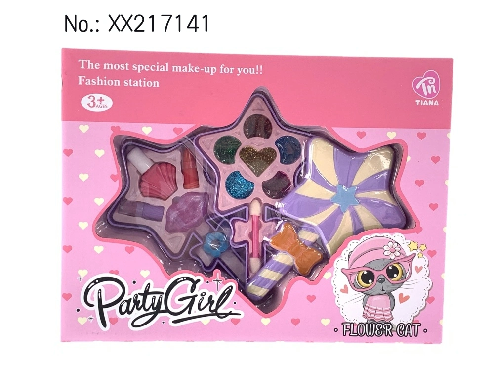 Juego de maquillaje de belleza cosmética Real para niñas juego de niños Niños de la casa conforman Toy