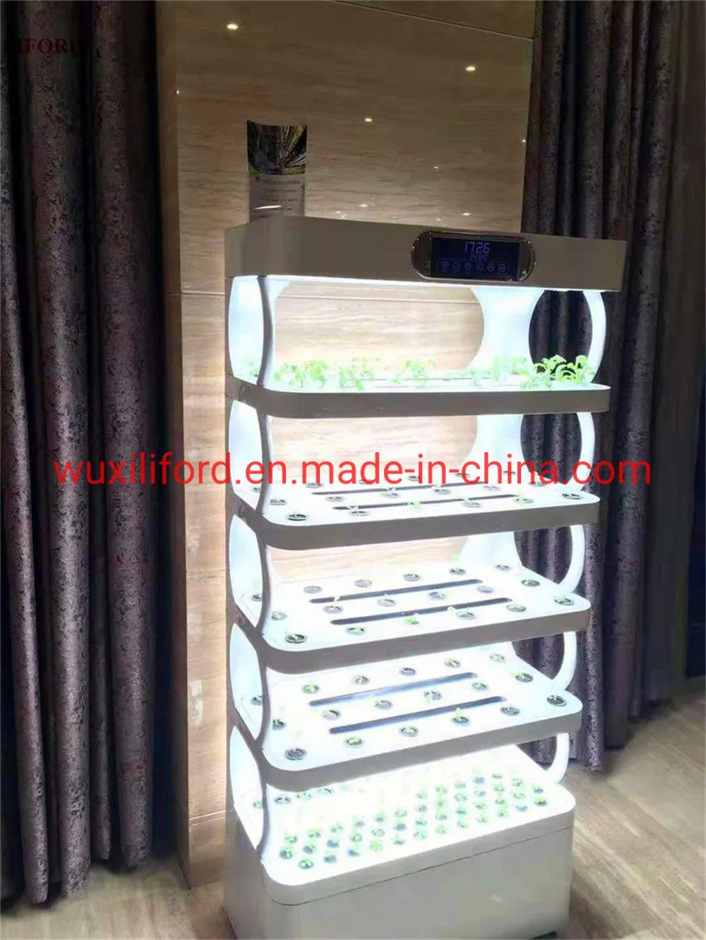 Indoor Nft Hydroponics Greenhouse, Soillies Culture Growing Machine