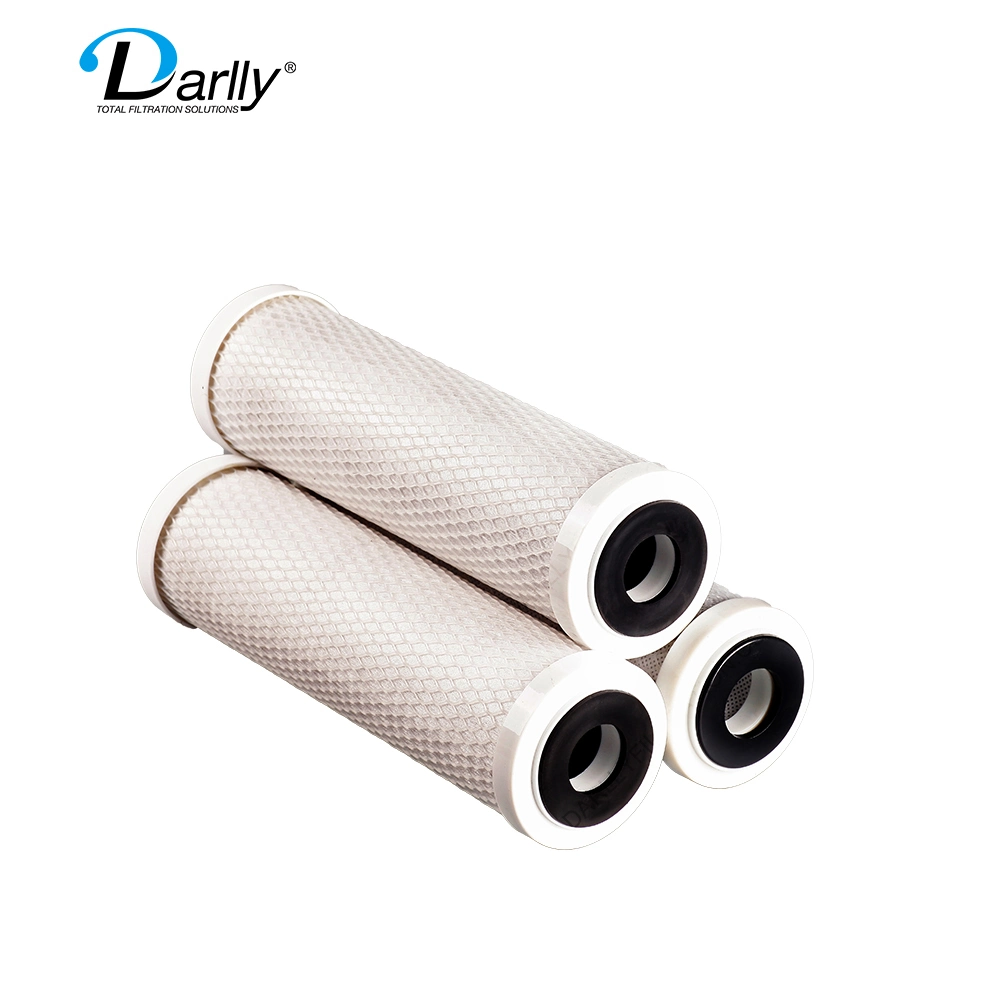 10&prime; &prime; Darlly Manufacturer Quality Coconut Carbon Powder Carbon Block Bottle Filter for Drinking Water