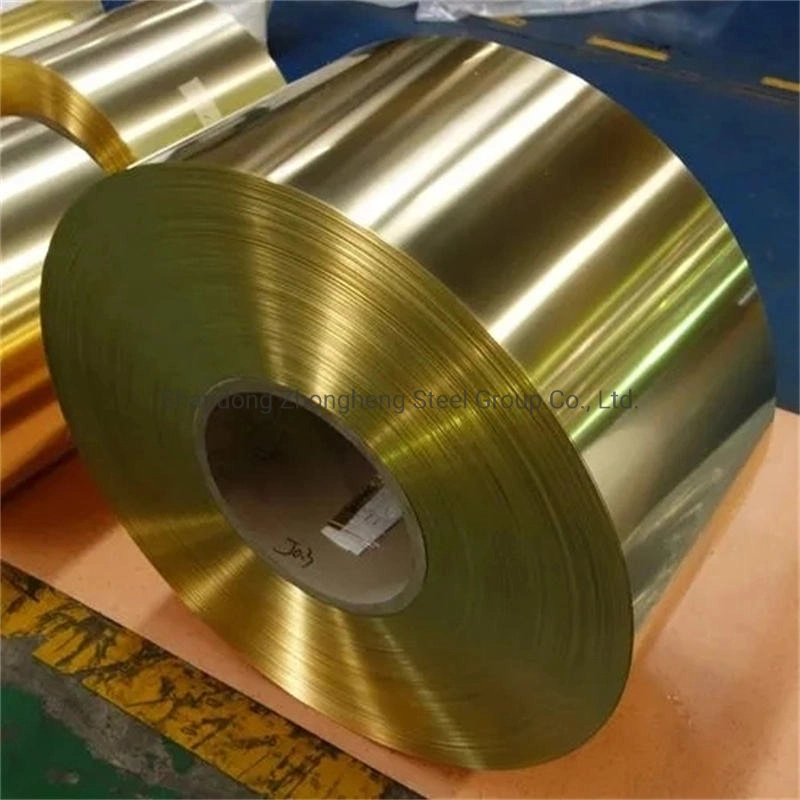 Bronze Alloy Copper Coil C17200 C17500 C2680 Delivery Fast Precision Manufacture 99.9% Pure Copper Tape Customized Brass Strip