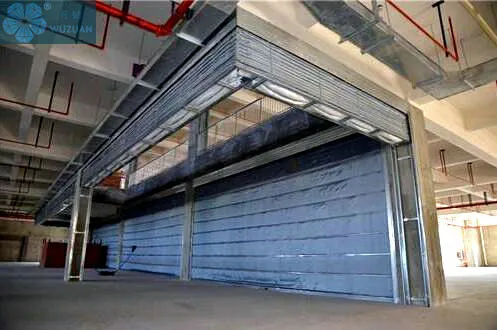 Rolling Shutter Fire Door Designed Galvanized Steel Plate Fireproof Exit Doors