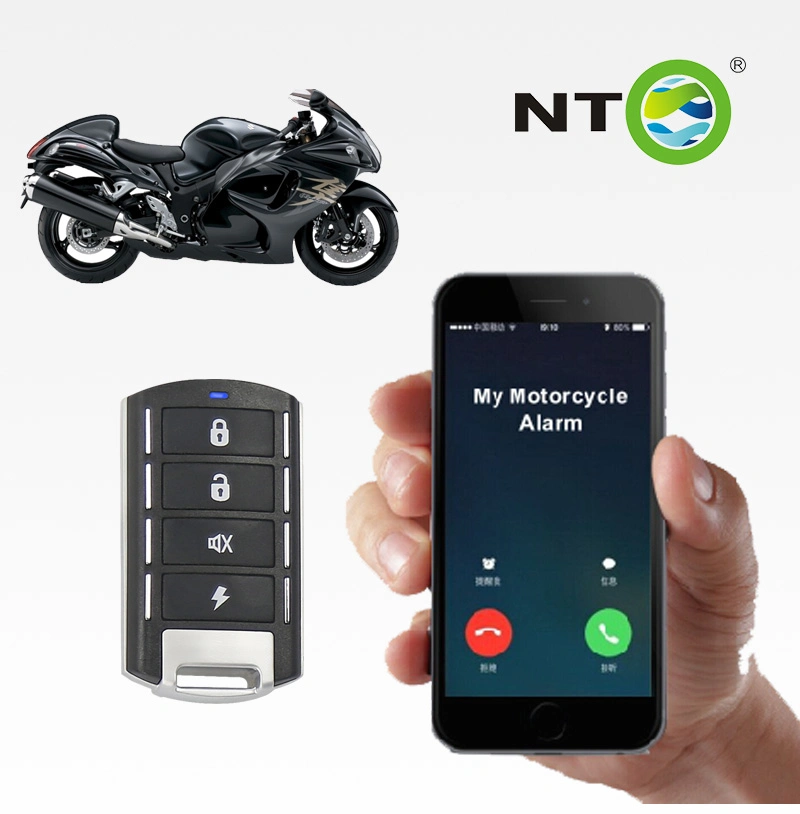Nto Ntg02m APP Controls Motorcycle GPS GSM Anti Theft Alarm System with Remote Controls GPS Tracker