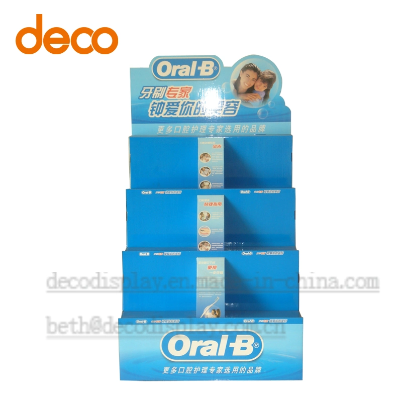 Pop Display Stand Cardboard Paper Display Shelf for Supermarket