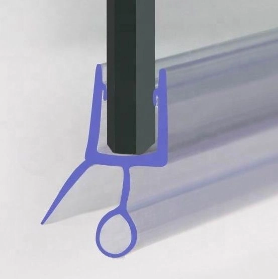 H a U Type Wing Tail Cushion Glass Door Rubber PVC Plastic Sealing Strip