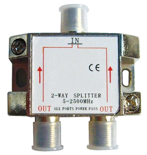 Heavy Type Satellite TV Splitter CATV Splitter / Apmplifier