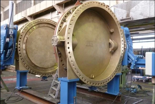 OEM DN50-DN1200 Ductile Iron Bronze Butterfly Valve Body