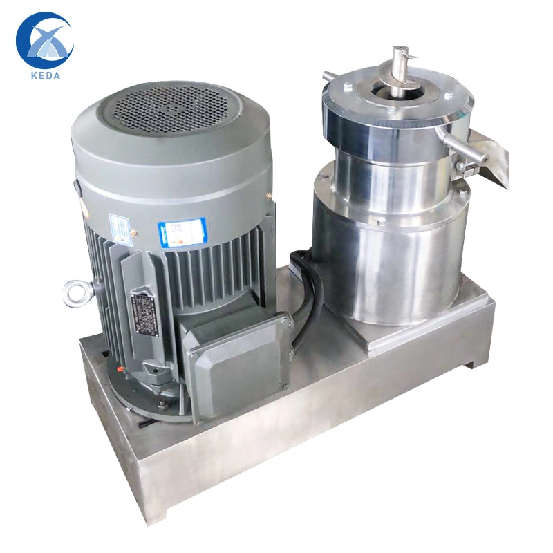 Horizontal Paste Colloid Mill Machine Groundnut Paste Grinding Machine