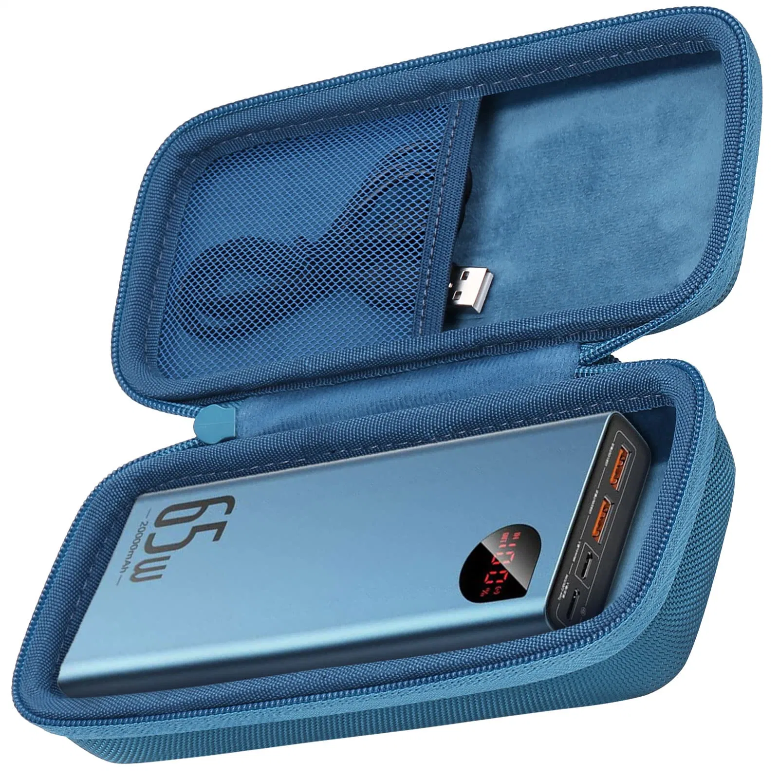 Portable Charger Travel Case for Baseus Power Bank Laptop Portable Charger Storage Bag