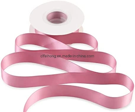 Wholesale/Supplier Factory Price High quality/High cost performance  100% Polyester Recycled Single/ Double Face Satin Ribbon