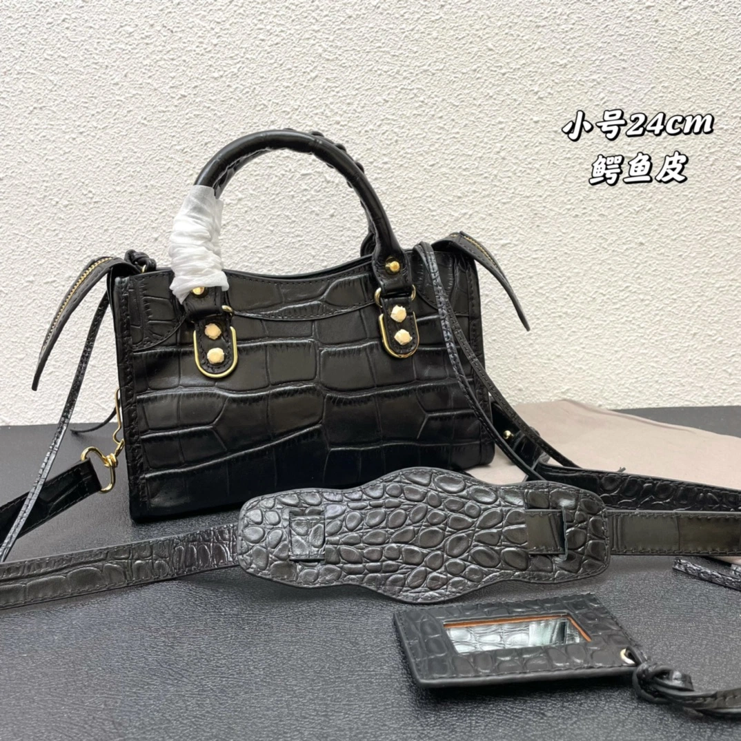 Replica Fashion Factory Purse Female Handbag Brand Designer Handbag Crocodile Motorcycle Bag