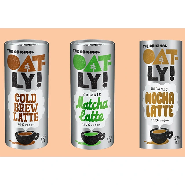 Prix de gros de 250 ml de lait glacé Café d'impression personnalisé Slim boisson froide en conserve préparer du café en vrac