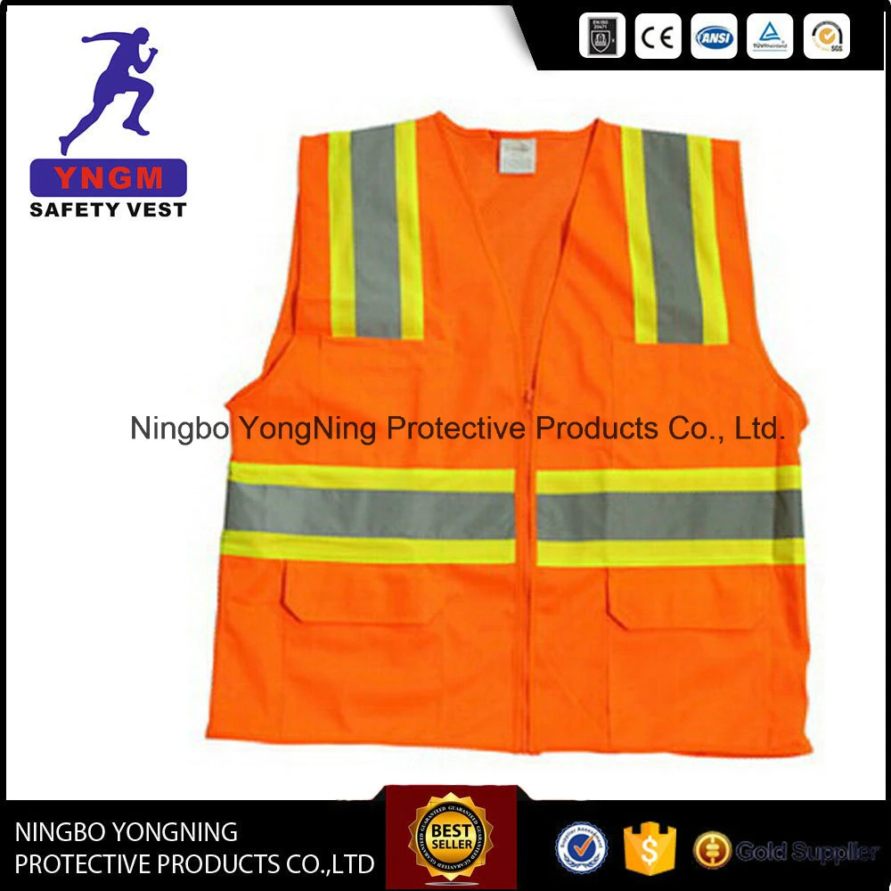 Hot Sale Emergency Reflective Safety Vest Yellow