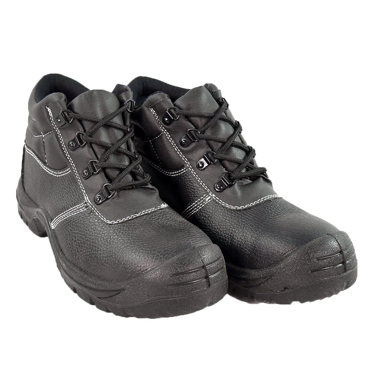Calçado de segurança em aço de alta qualidade clássico com venda a quente por atacado Para homens calçado de trabalho seguro contra esmague indestrutíveis