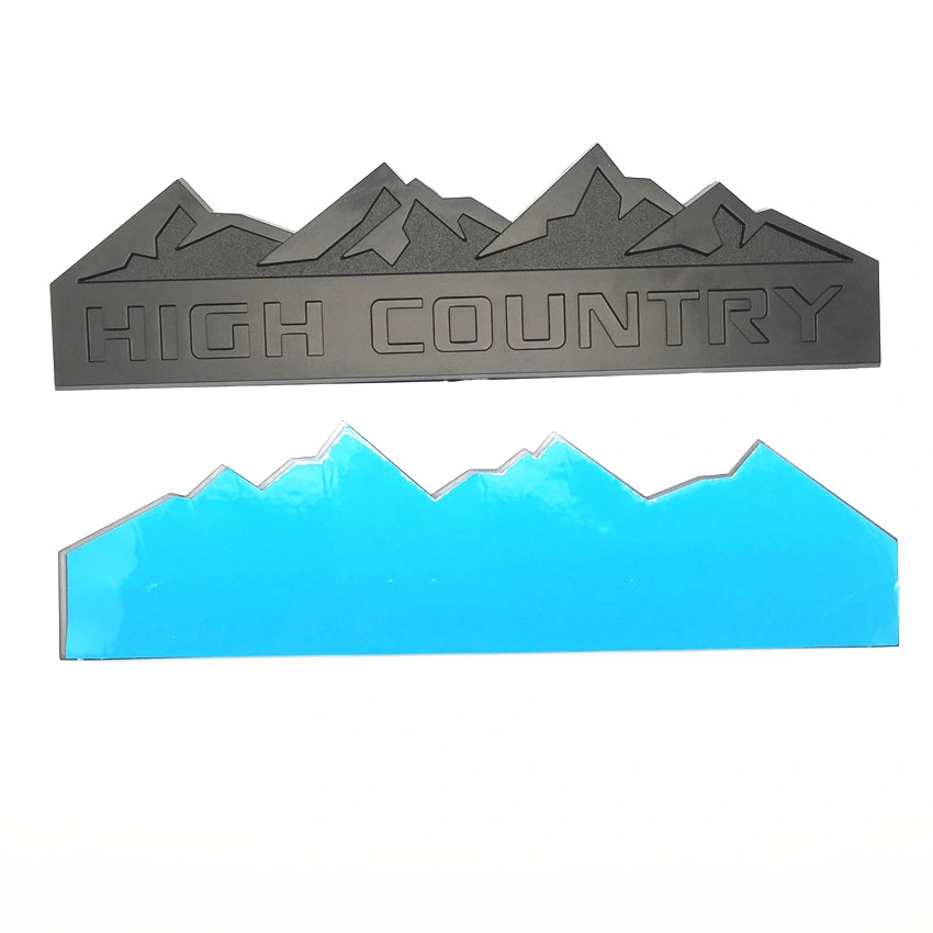 High Country Fit para Silverado Camaro emblema Fender Badge adhesivo Pegatina Logo Accesorios de coche piezas de coche decoración Sierra plástico ABS