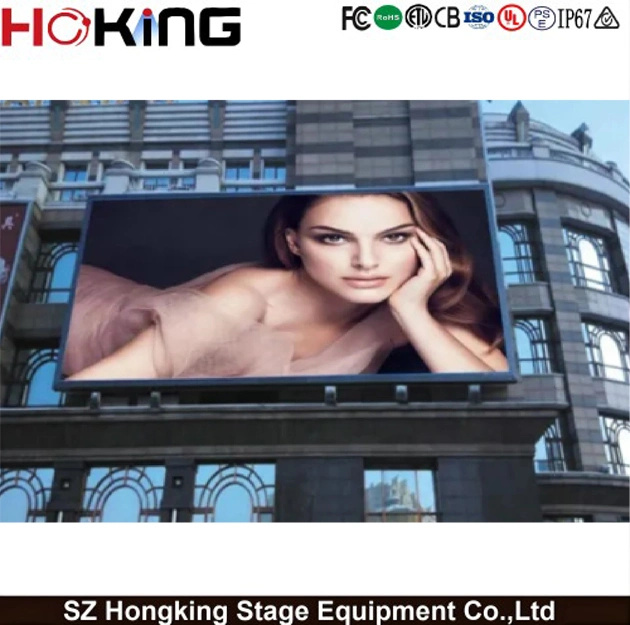 Full Color P3 Outdoor Iron Cabinet Fixed LED Display Billboard SMD LED Board