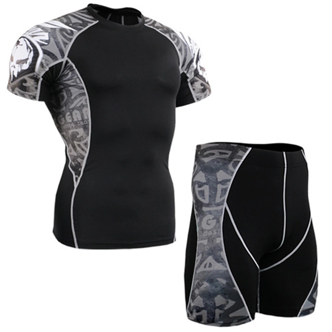 OEM Compression Gym Wear Herren Fitnessbekleidung Custom Gym Shirts