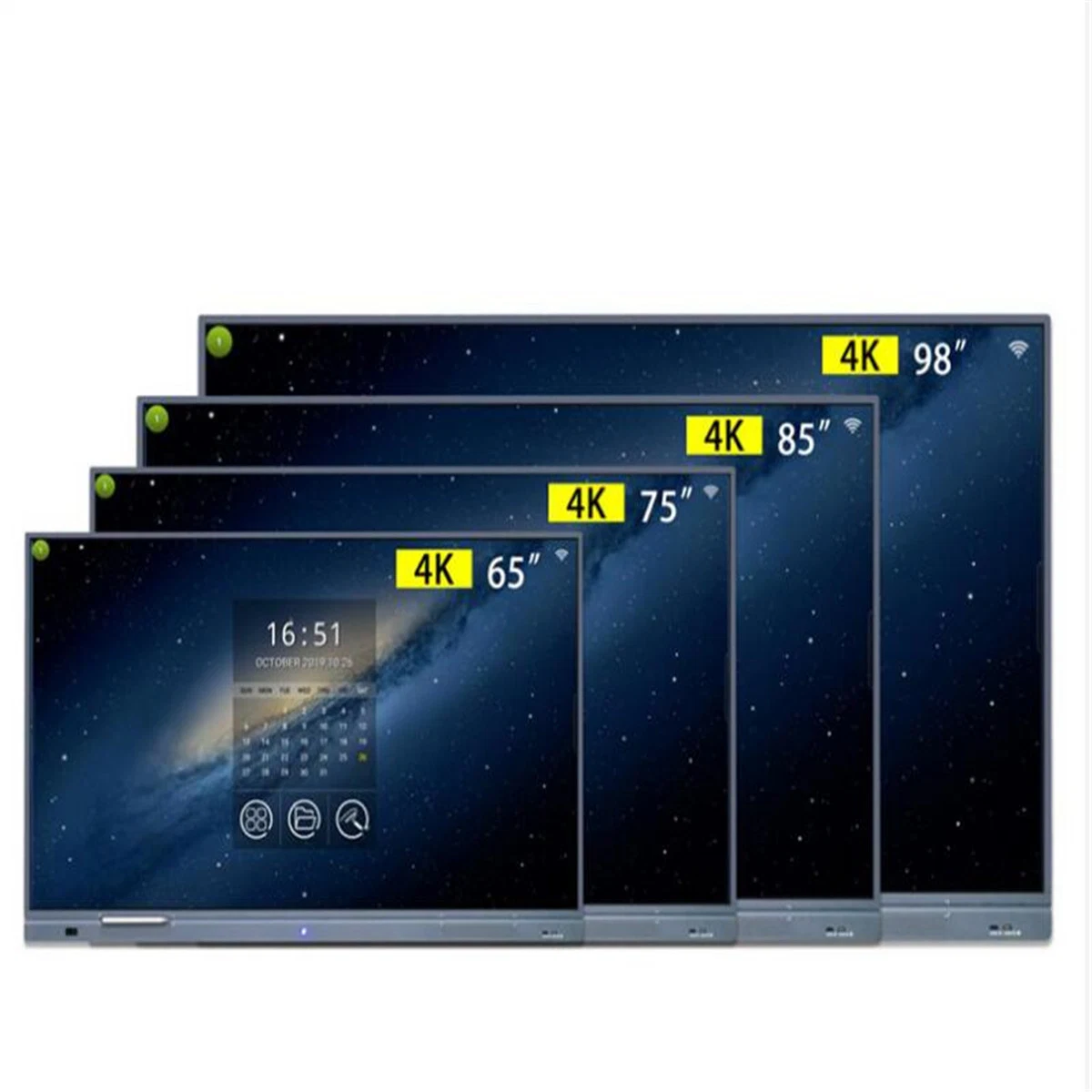 Paneles de TV LED de enseñanza Pizarra inteligente interactiva Tablero de panel electrónico