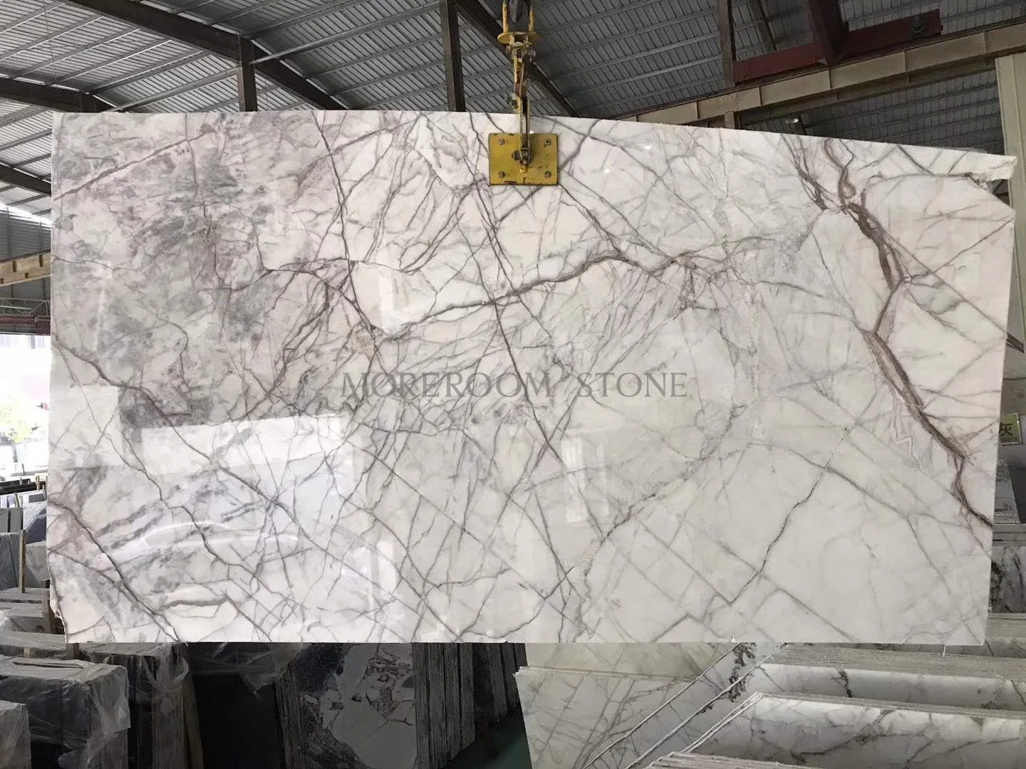 Elizabeth Bookmatch Marble Tile Slab for Feature Wall and Flooring