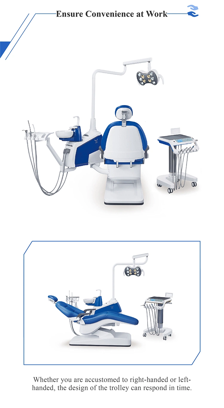 Chaise dentaire haute Classic approuvée ce&amp;FDA&amp;ISO chaise dentaire Belmont Prix/orthodontie Instruments dentaires/produits dentaires américains