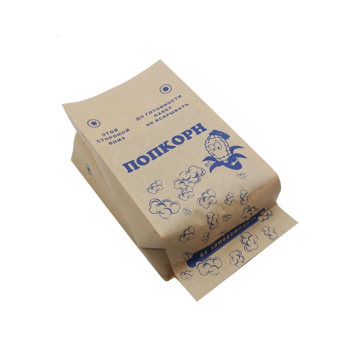 Oil-Resistant Paper Bag Custom Printing Microwave Bags for Popcorn