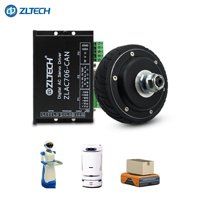 4inch 24V DC 280rpm 3n. M Brushless Electric Wheel Hub Motor