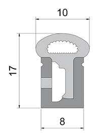 Anti-UV No Yellowish Side-View Silicon Flex Neon #Ap0818f-B LED Light